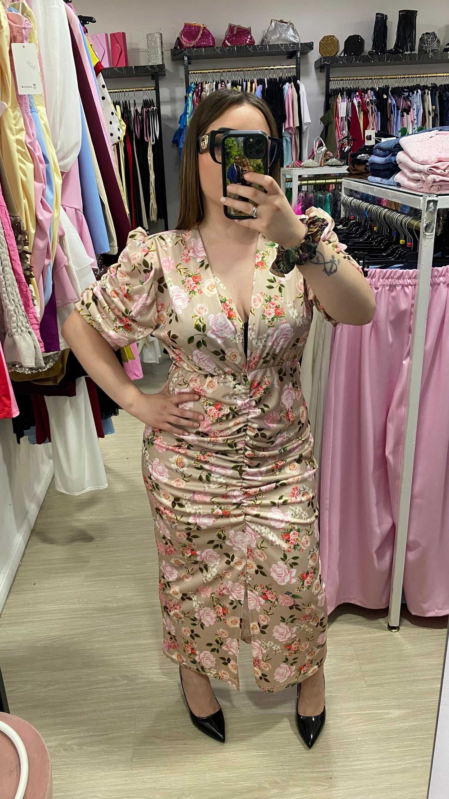 Abito fiore CURVY
