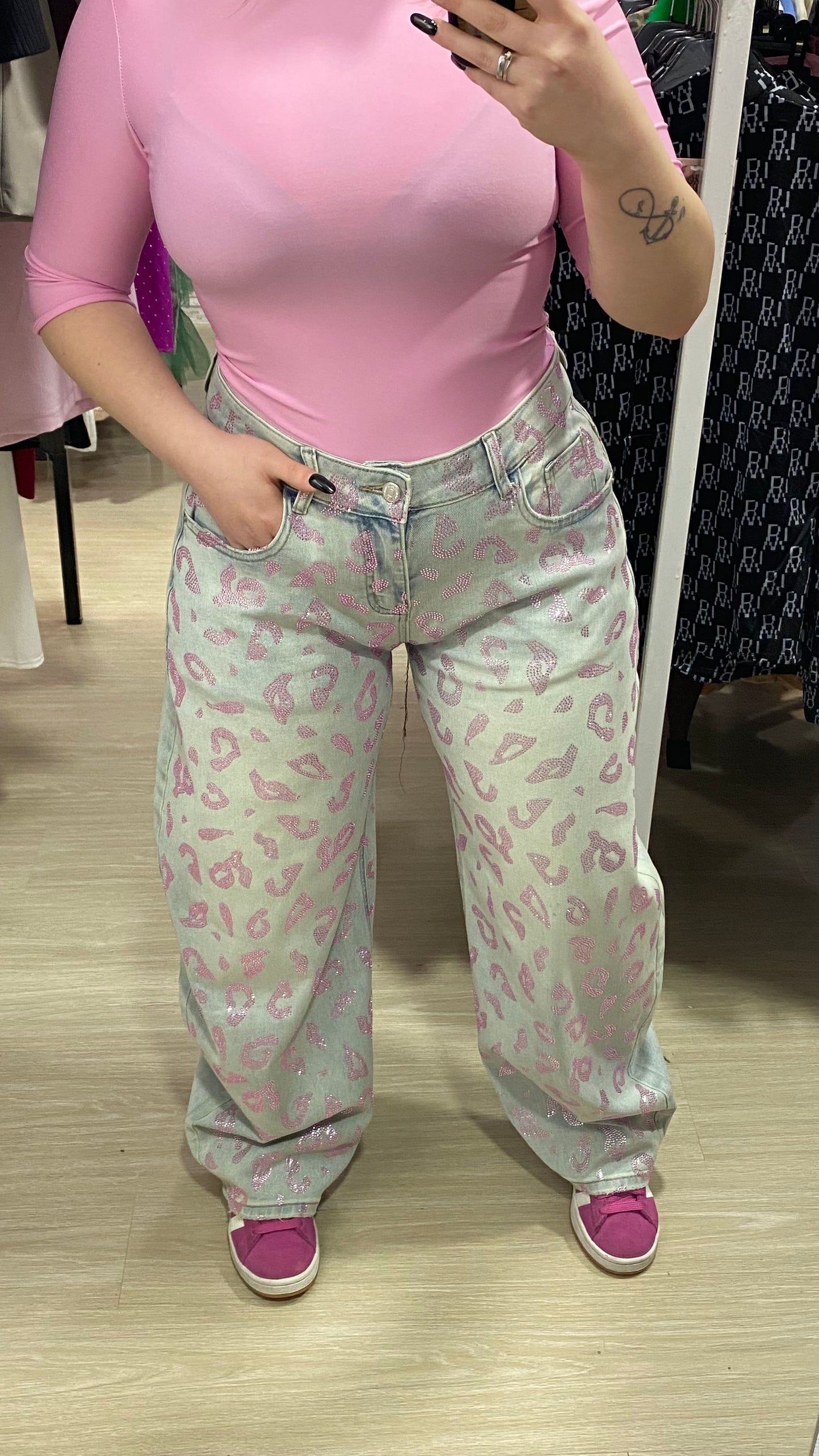 Jeans ballon Leopard