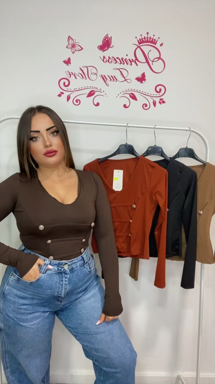 Maglia bottone