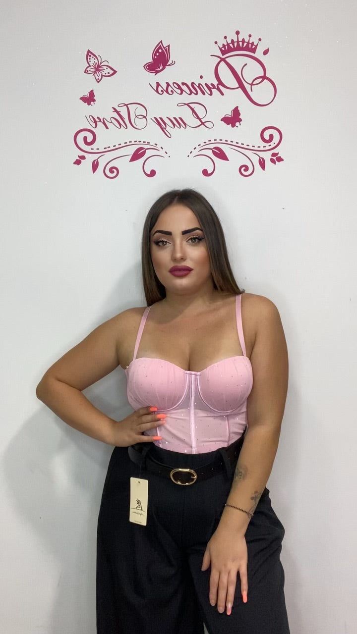 Corsetto brillantini