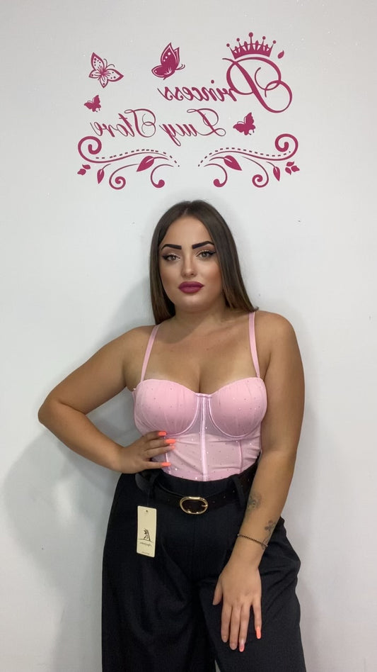 Corsetto brillantini