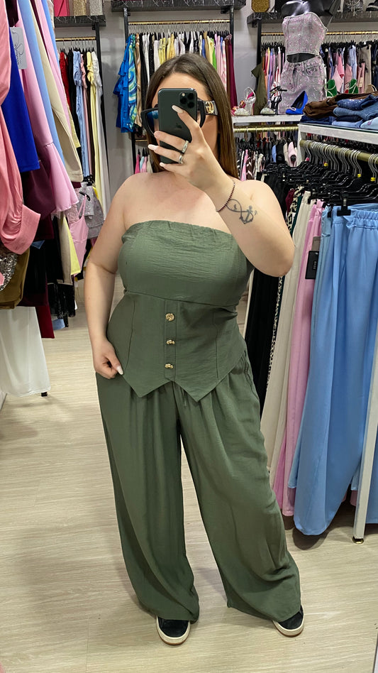 Coordinato lino CURVY