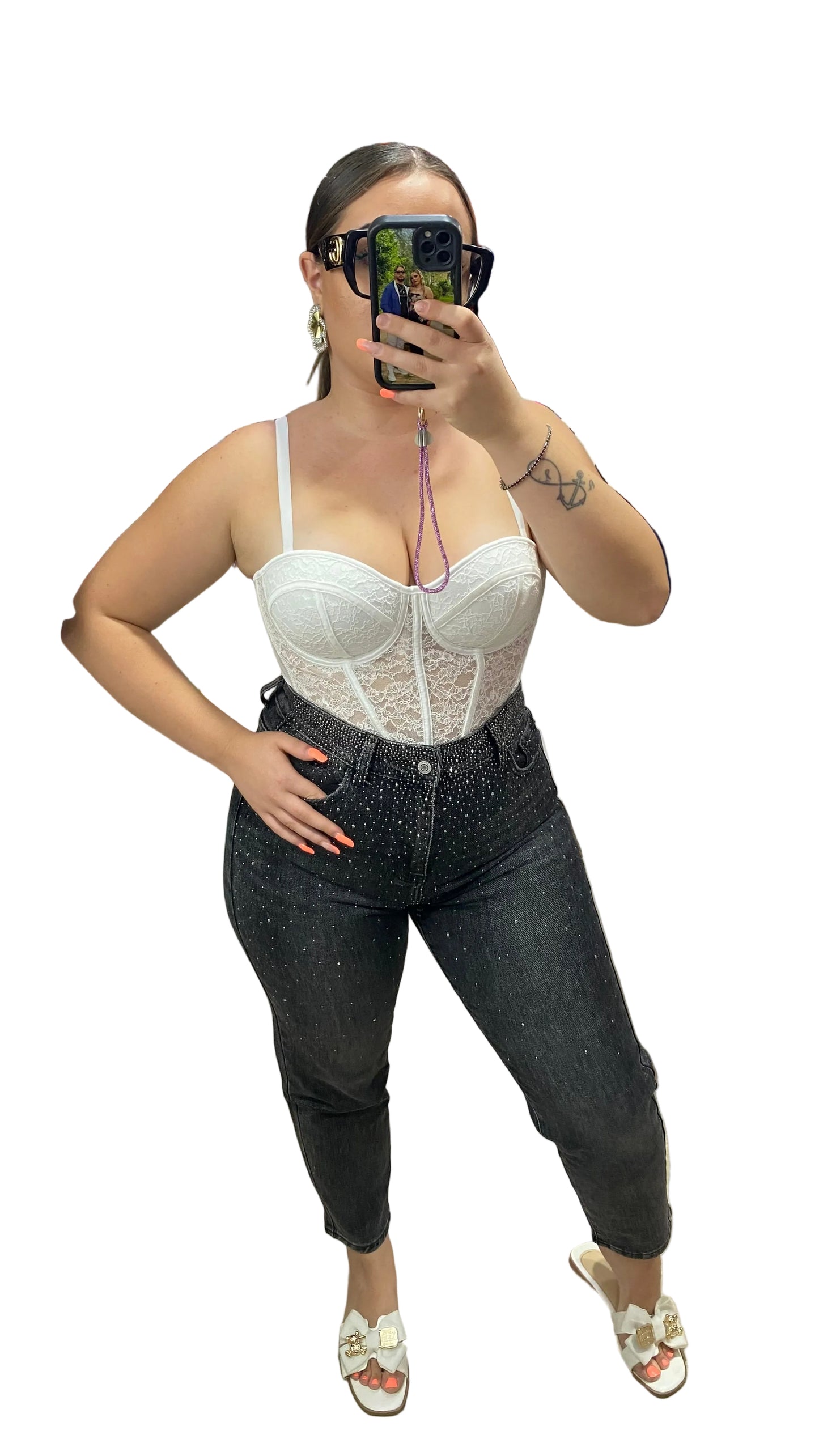 Jeans diamante