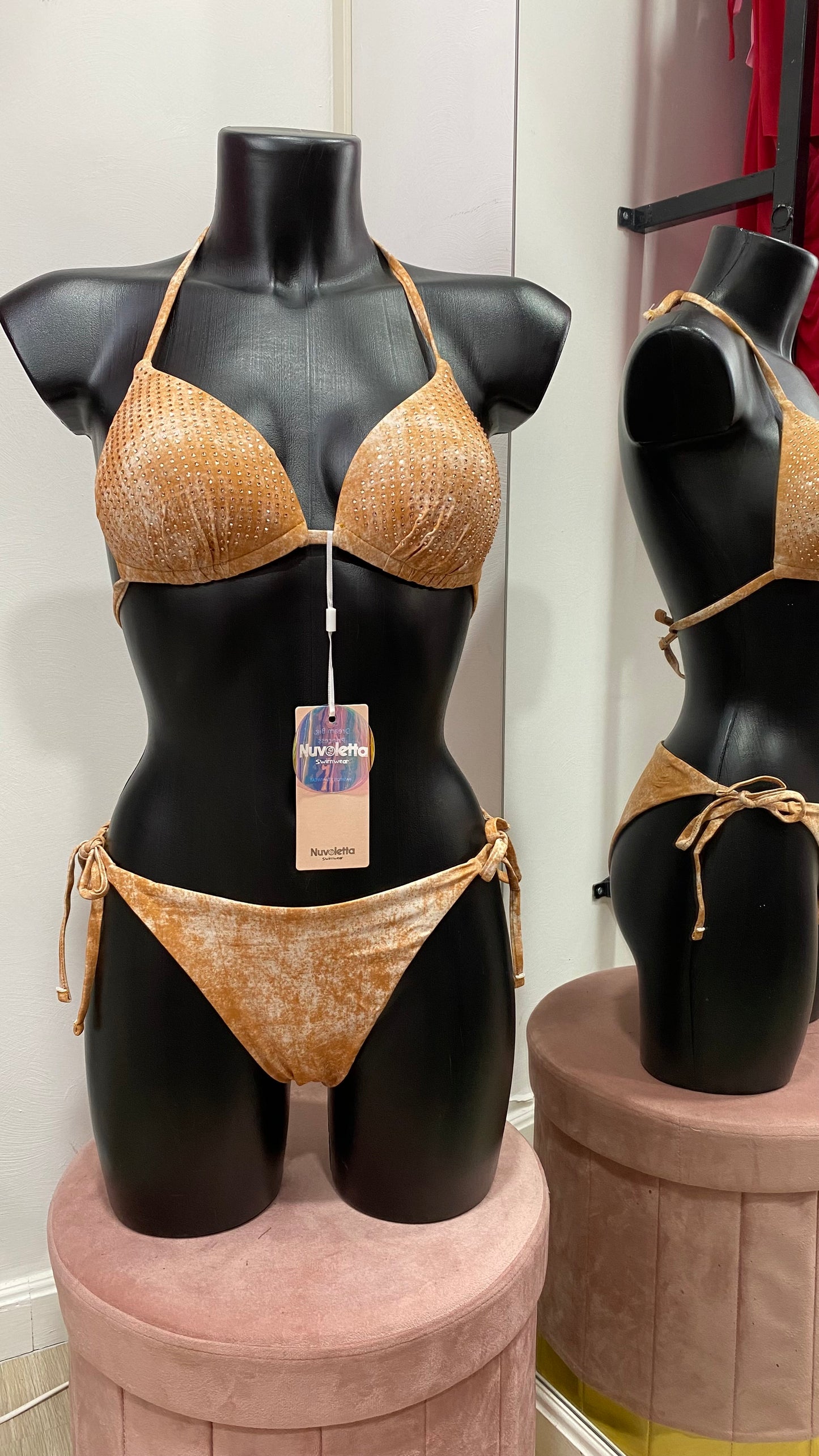 Costume strass 3 pezzi