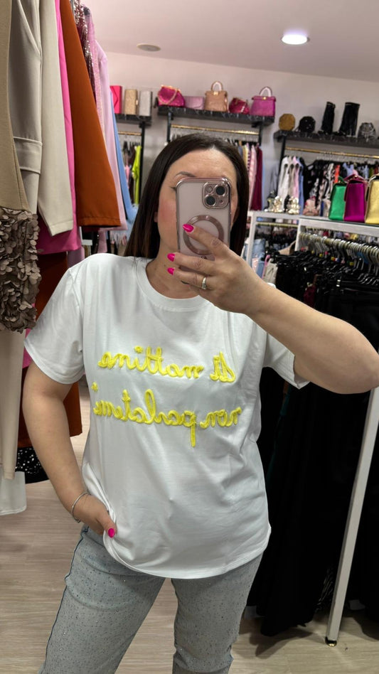 T-shirt di mattina non parlatemi