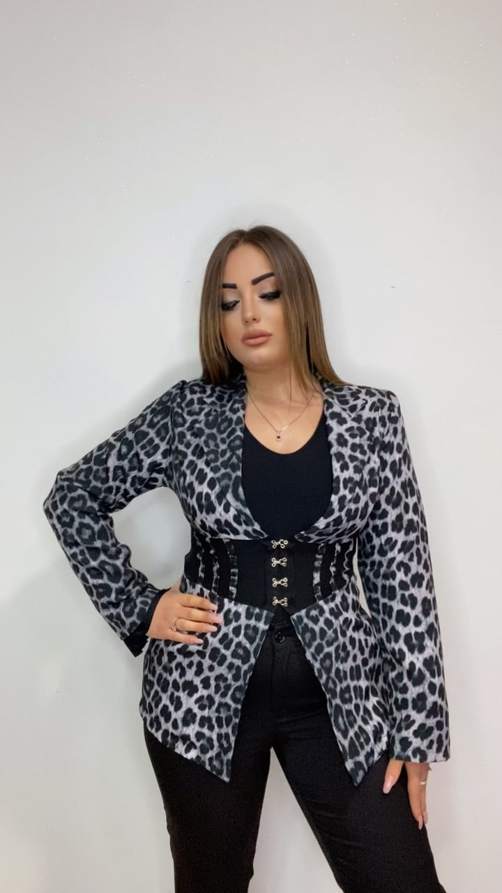 Giacca Leopard