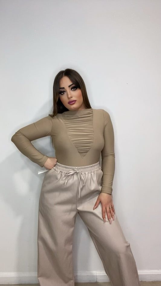 Pantalone pelle CURVY