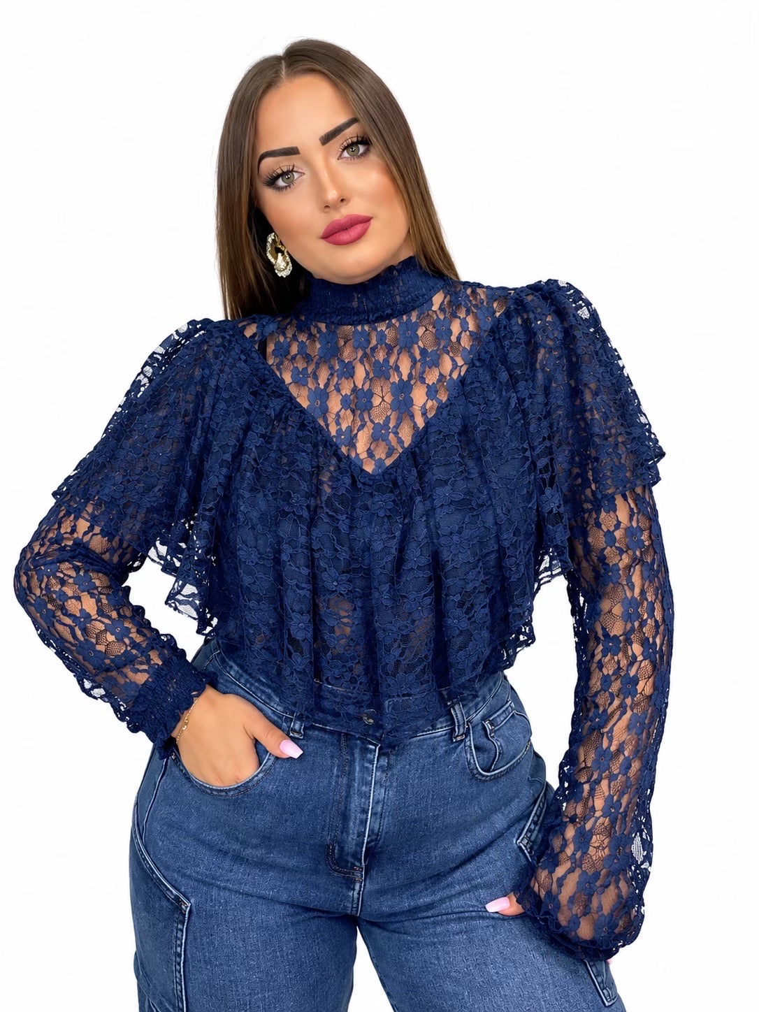 Maglia pizzo CURVY