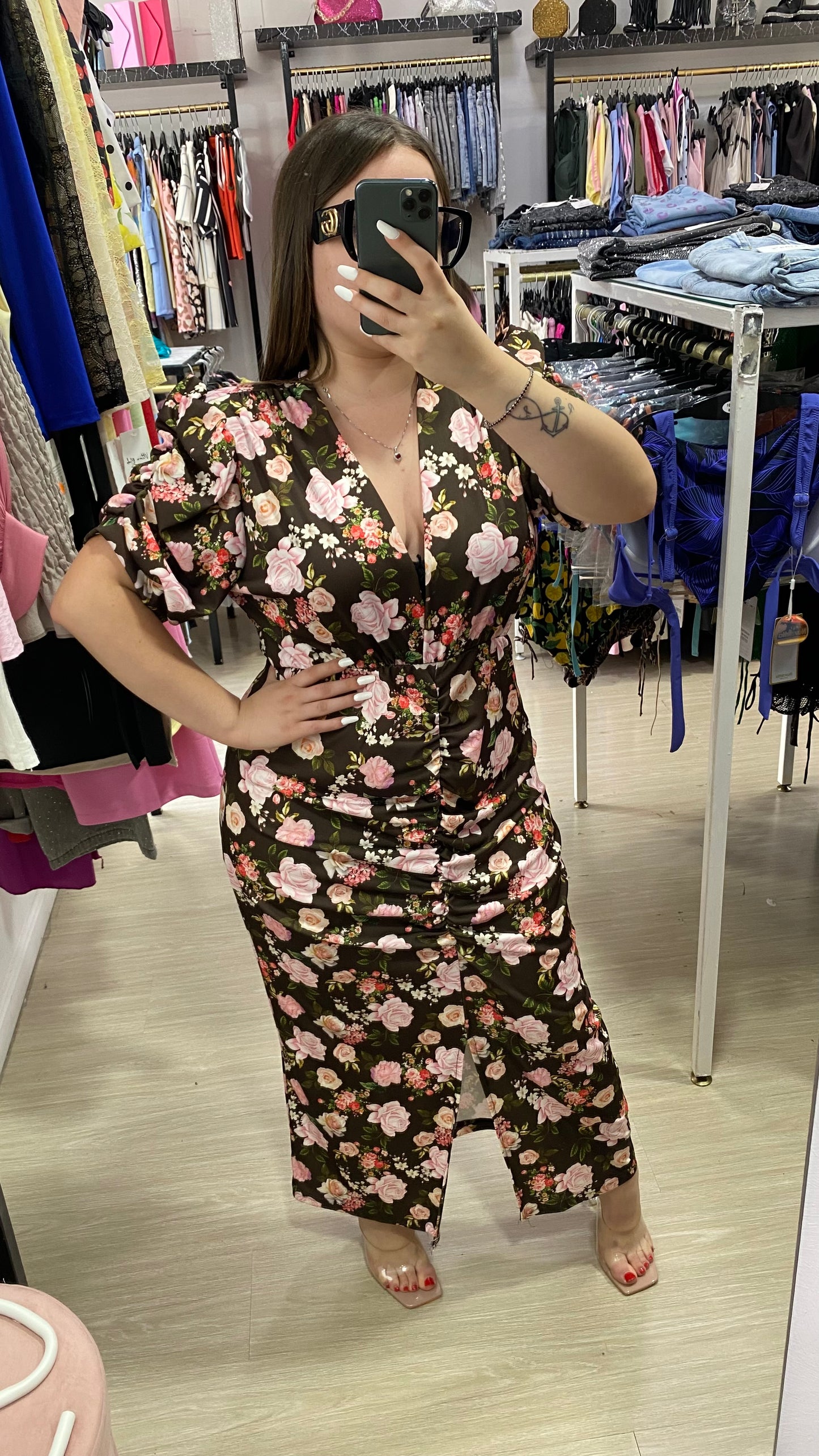 Abito fiore CURVY