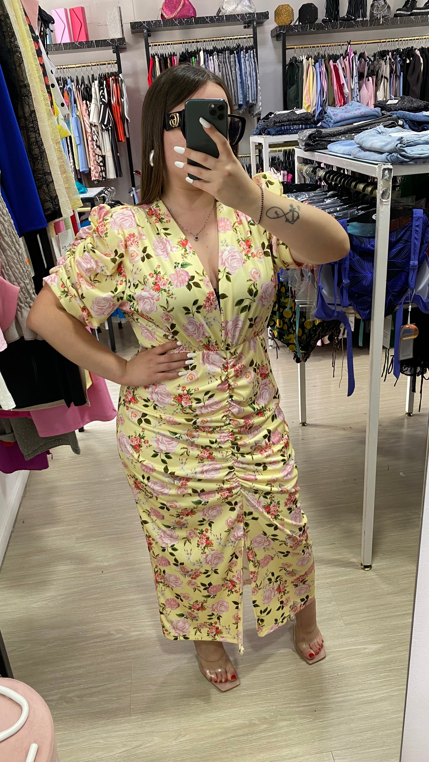 Abito fiore CURVY