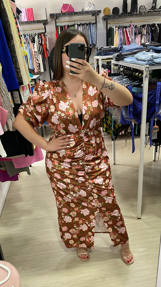 Abito fiore CURVY