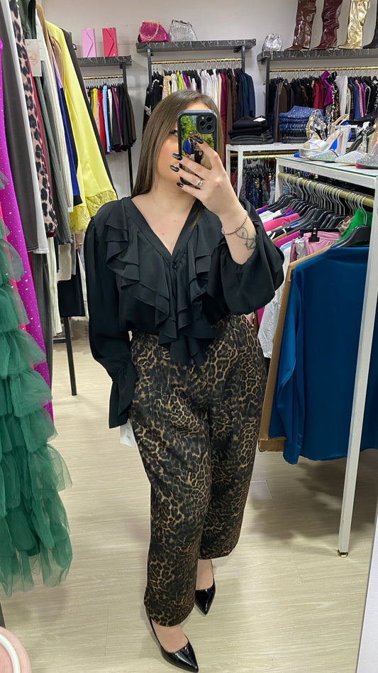 Pantalone leopardato CURVY