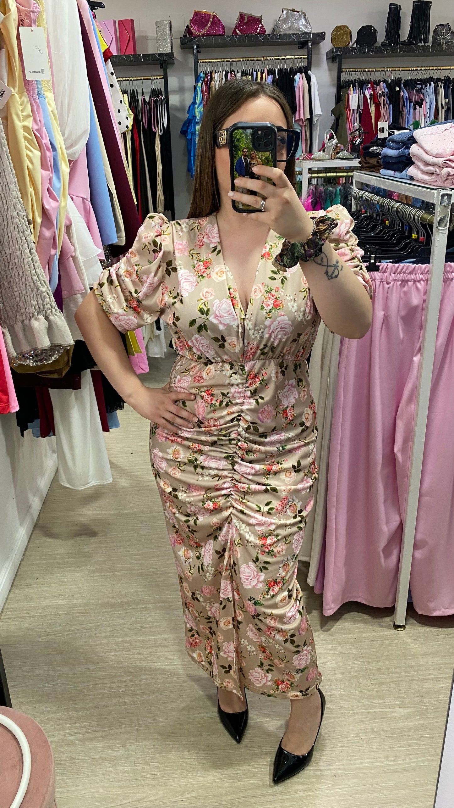 Abito fiore CURVY